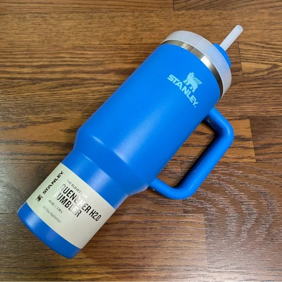 40 oz Stanley The Flowstate Quencher H2.0 Tumbler in Beach Blue 🌴 - Picture 2 of 9